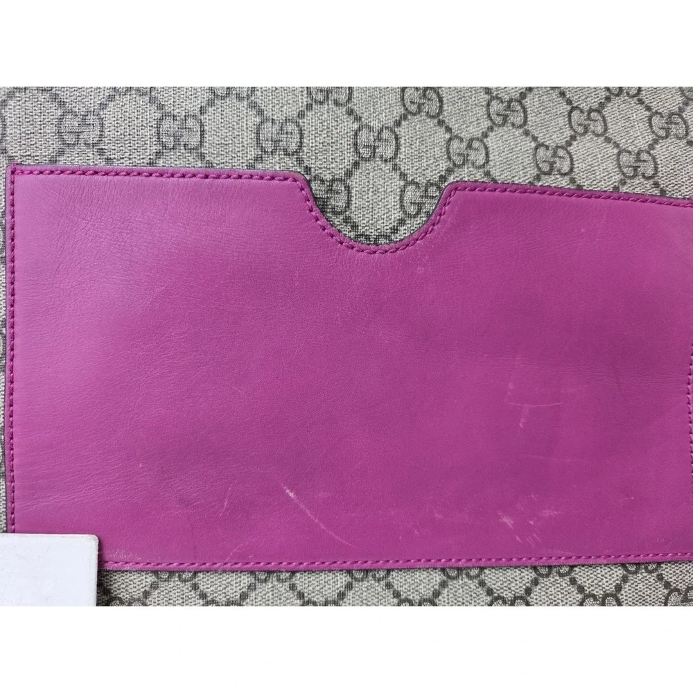 Gucci Hobo Supreme bag 41430 red brown pink - Picture 3 of 10